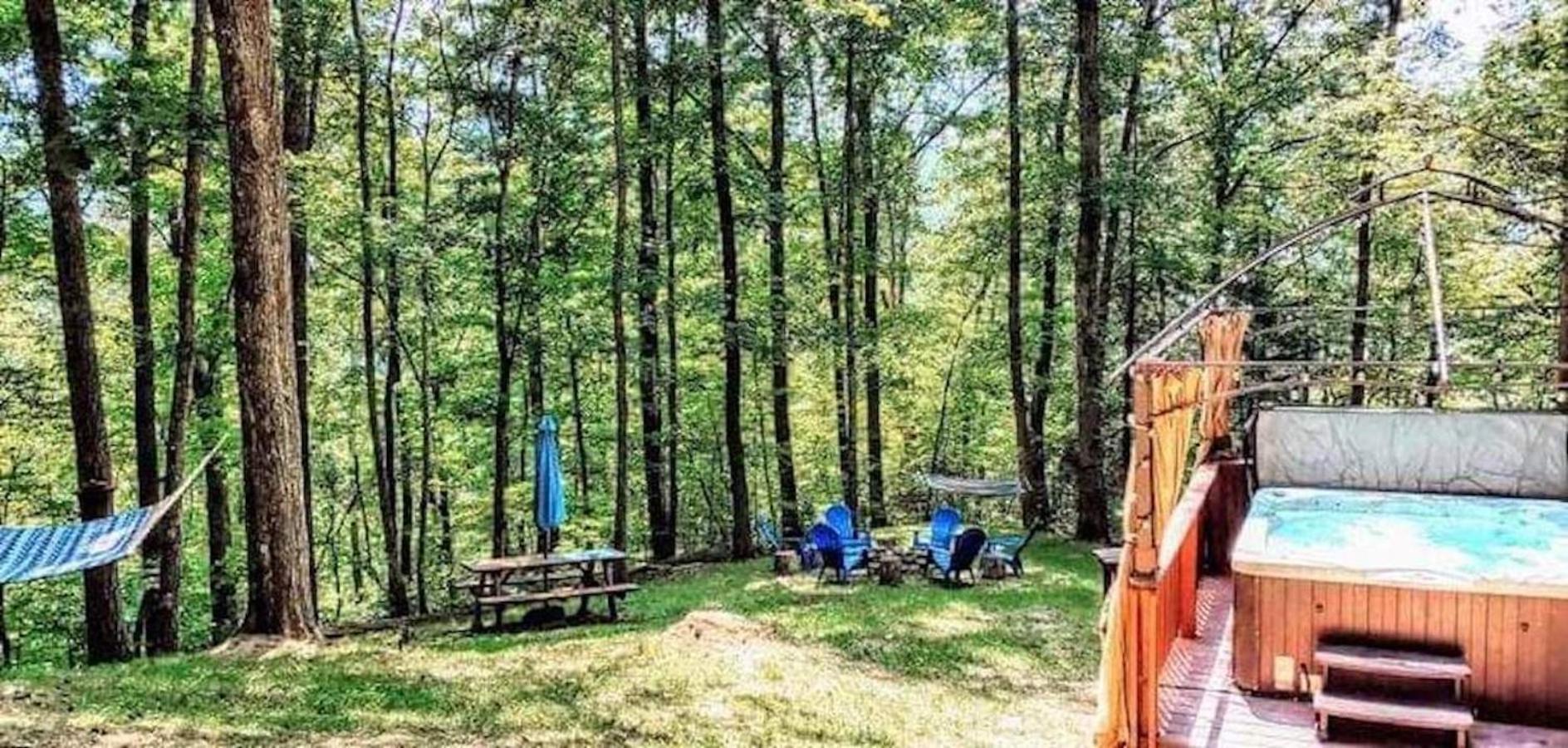 Trailseeker Cabin W King Bed Hot Tub At Red River Gorge Natural Bridge Stanton Exteriör bild